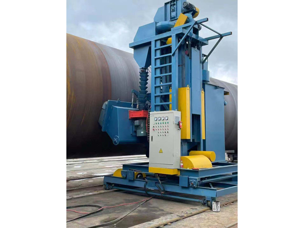 風電塔筒內外壁拋丸機